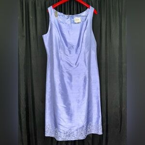 NWT Elegant Lavender Silk Sleeveless Maxi Dress